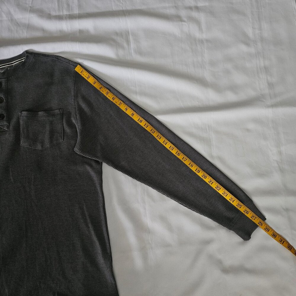 The American Outdoorsman Men's Long-Sleeve Waffle Henley Shirts Size Large - Picture 9 of 10